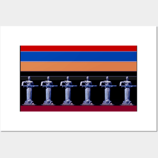 Mother Armenian and the Armenian Tricolour Posters and Art